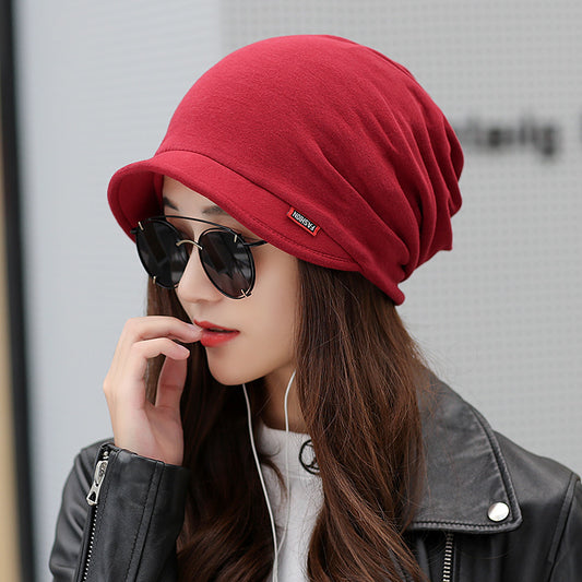 Casual Women's Pullover Hat with Short Brim