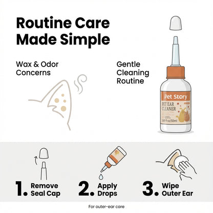 Cat and Dog Ear Cleaning Liquid Drops