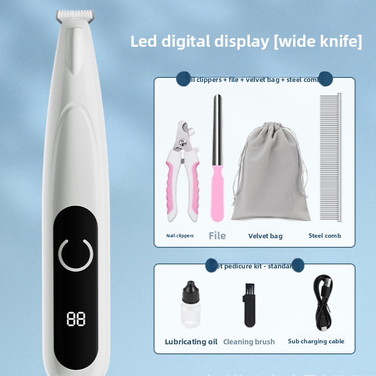 Cat and dog paw hair trimmer