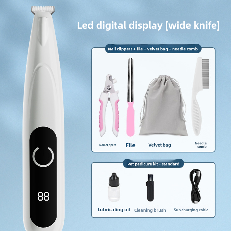 Cat and dog paw hair trimmer