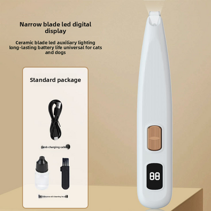 Cat and dog paw hair trimmer