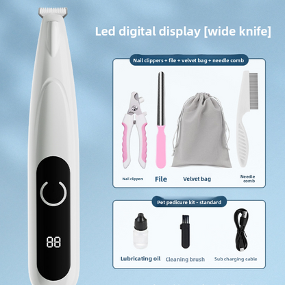 Cat and dog paw hair trimmer