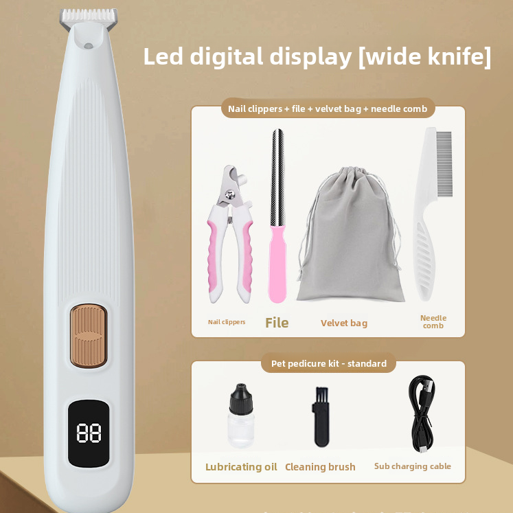 Cat and dog paw hair trimmer