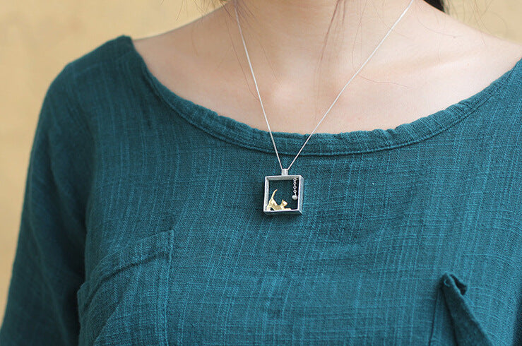 Cat Ball Clavicle Chain