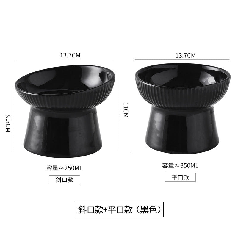 Cat ceramic bowl
