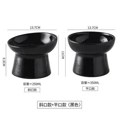 Cat ceramic bowl