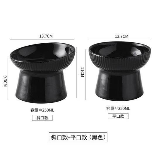 Cat ceramic bowl