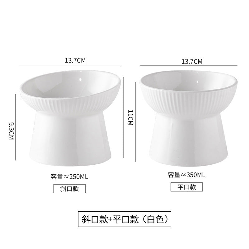 Cat ceramic bowl