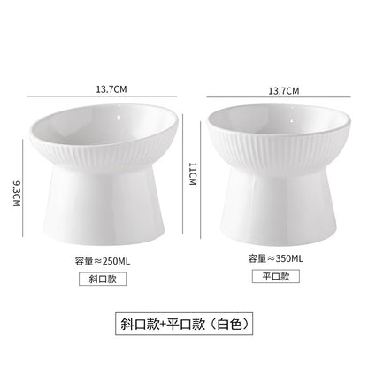 Cat ceramic bowl