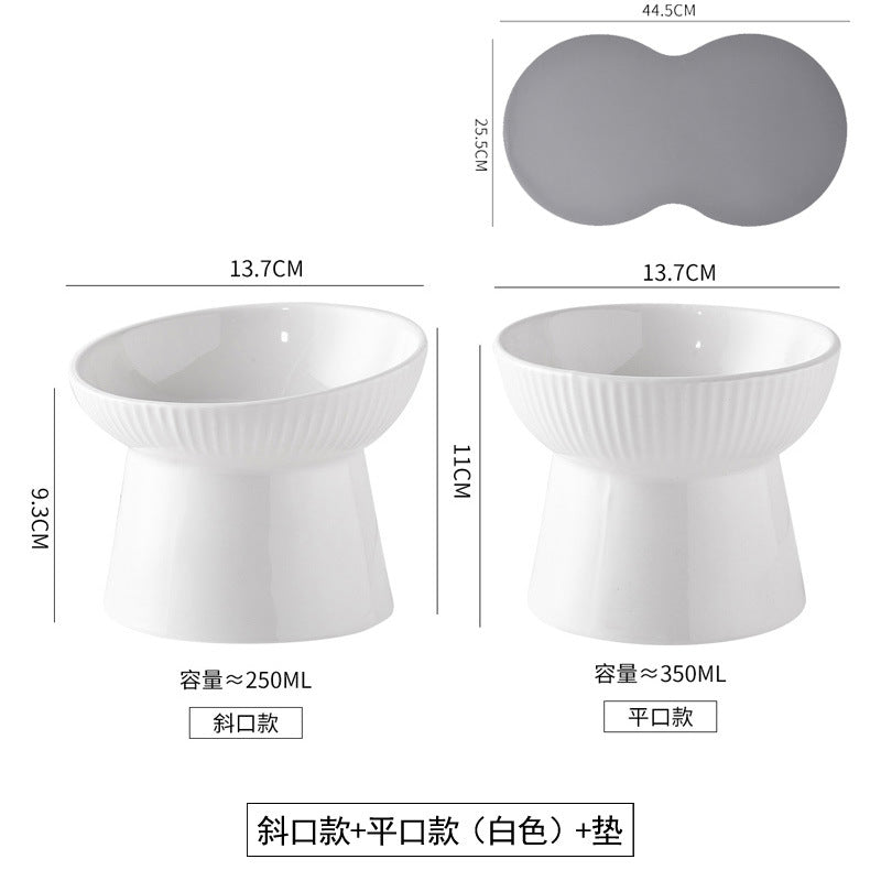 Cat ceramic bowl
