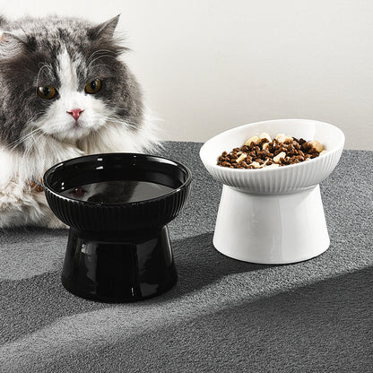 Cat ceramic bowl