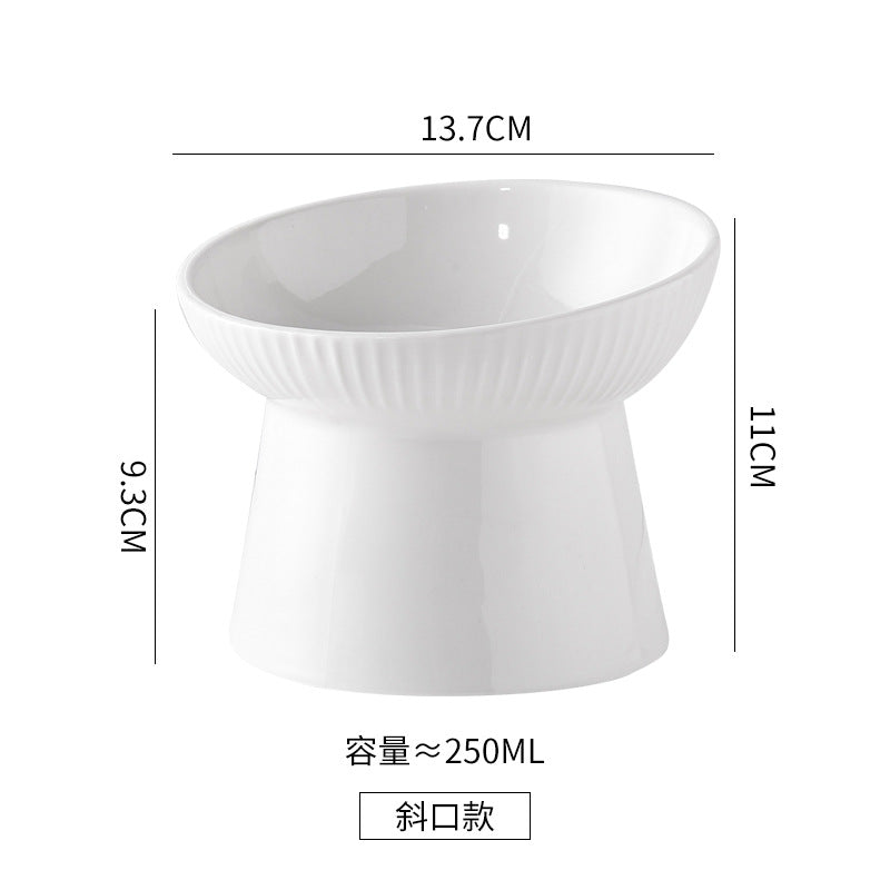 Cat ceramic bowl
