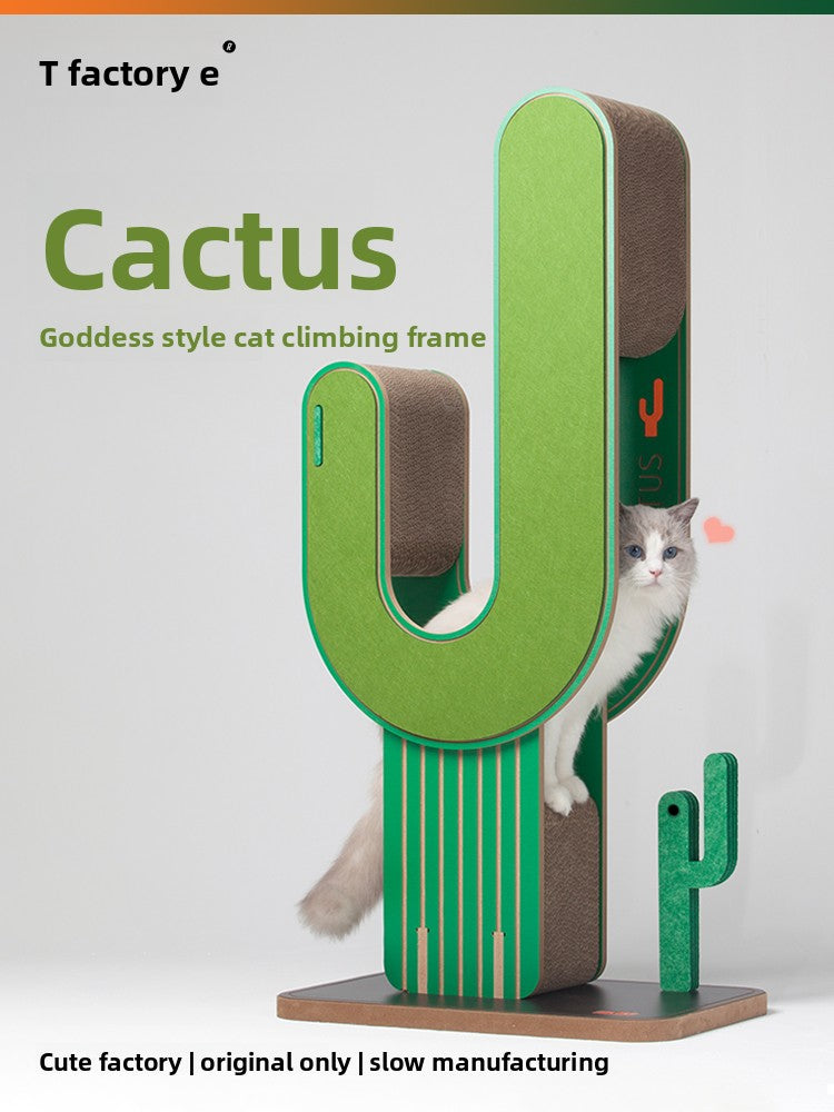 Cat climbing tree