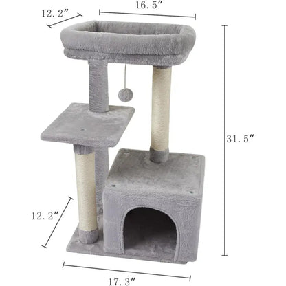 Cat Climbing Tree