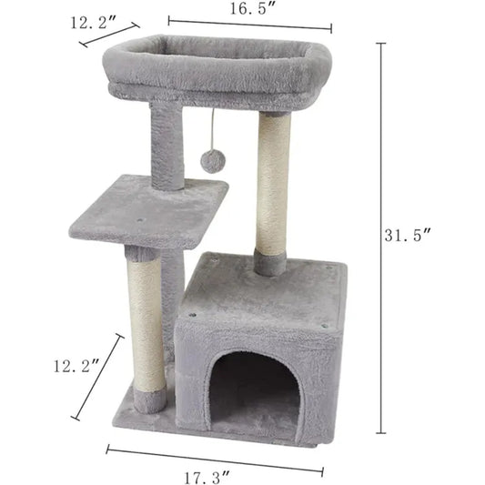 Cat Climbing Tree