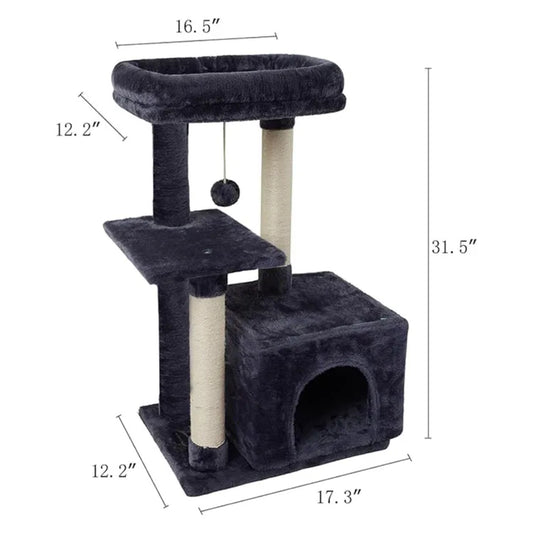 Cat Climbing Tree
