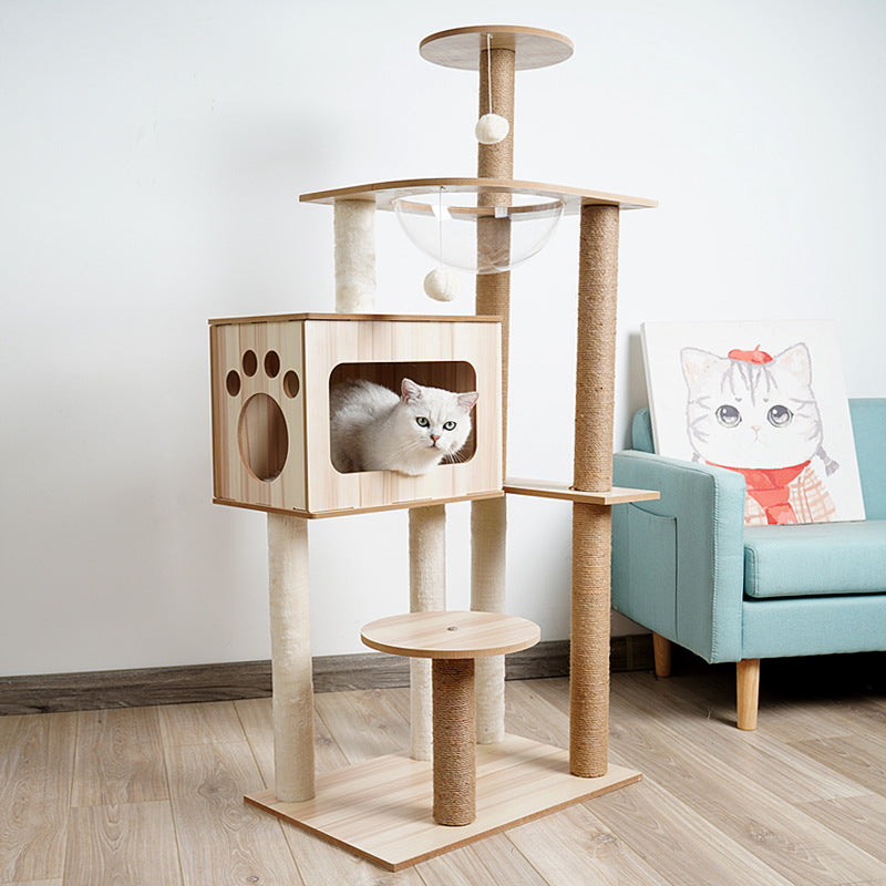 Cat Climbing Tree with Scratching Posts and Bed