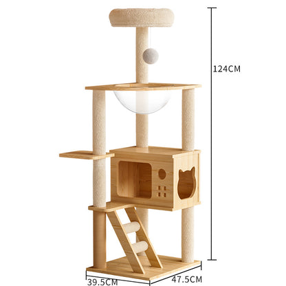 Cat Climbing Tree with Scratching Posts and Bed