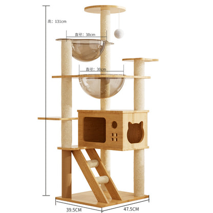 Cat Climbing Tree with Scratching Posts and Bed