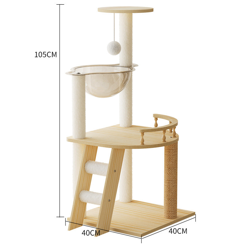 Cat Climbing Tree with Scratching Posts and Bed