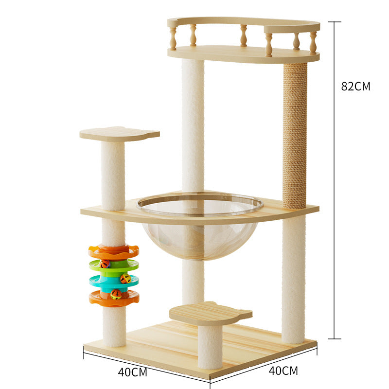Cat Climbing Tree with Scratching Posts and Bed