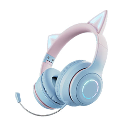 Cat ear Bluetooth headphones