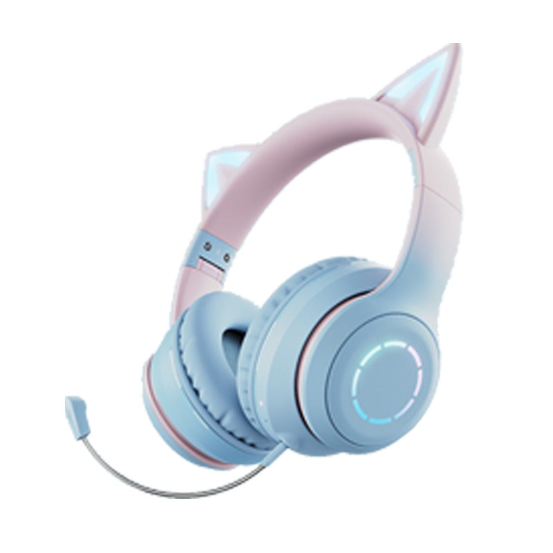 Cat ear Bluetooth headphones