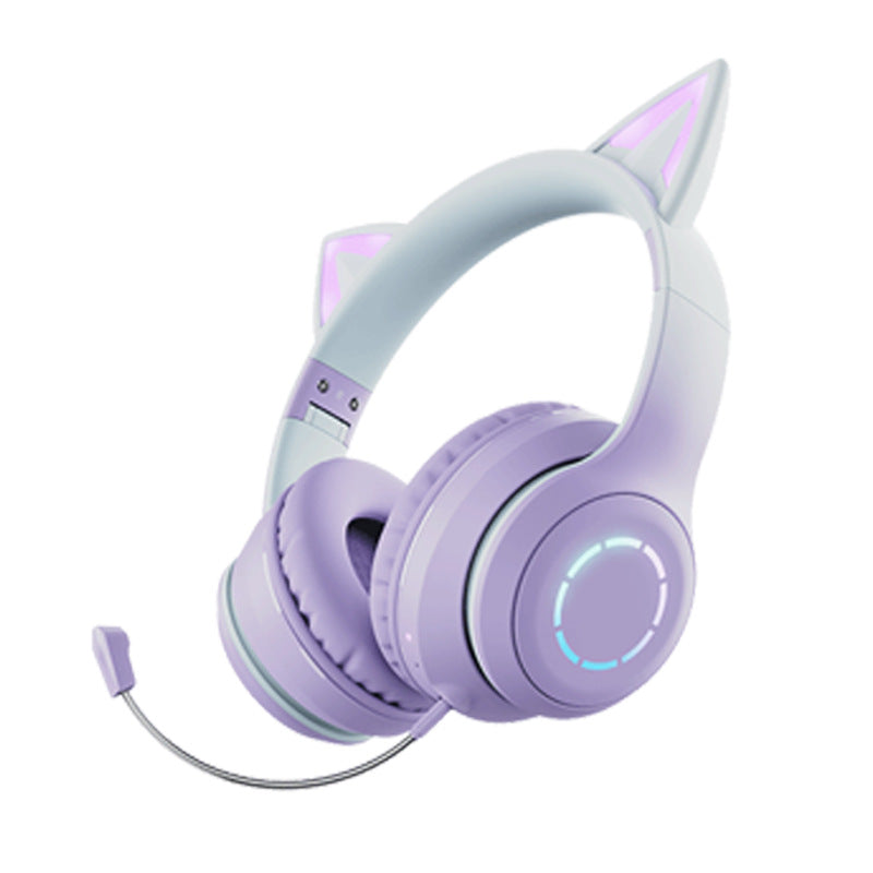 Cat ear Bluetooth headphones