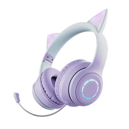 Cat ear Bluetooth headphones