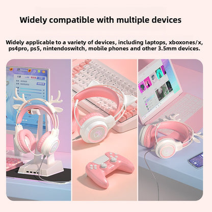 Cat Ear Wired Gaming Headset