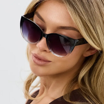 Cat-eye minimalist sunglasses
