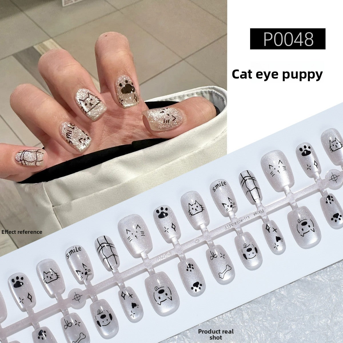 Cat Eye Nail Art Patches