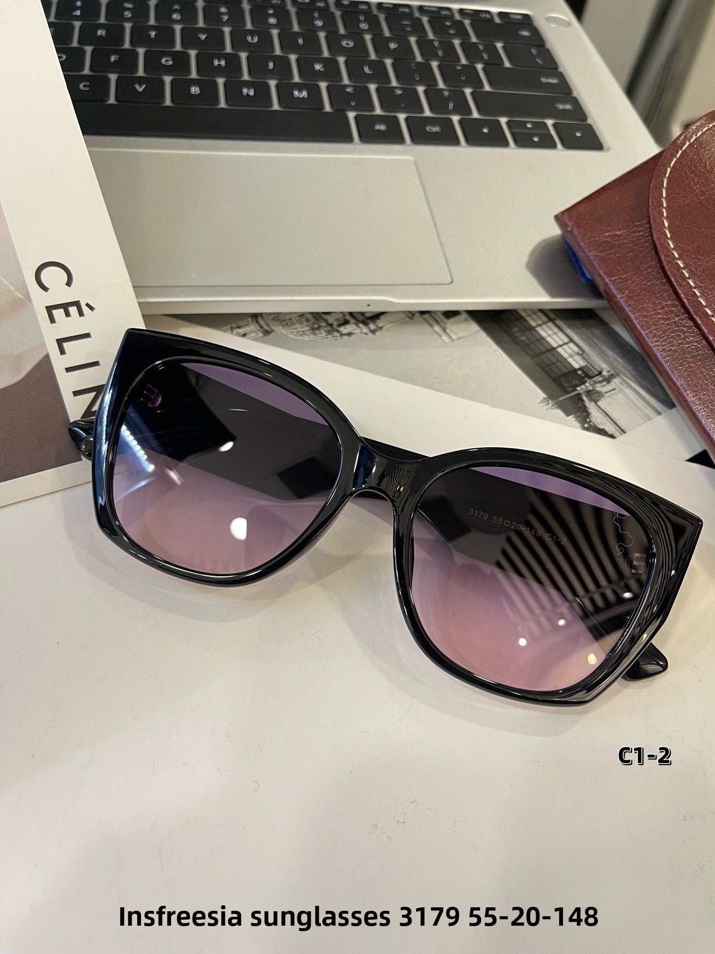 Cat-eye trendy sunglasses