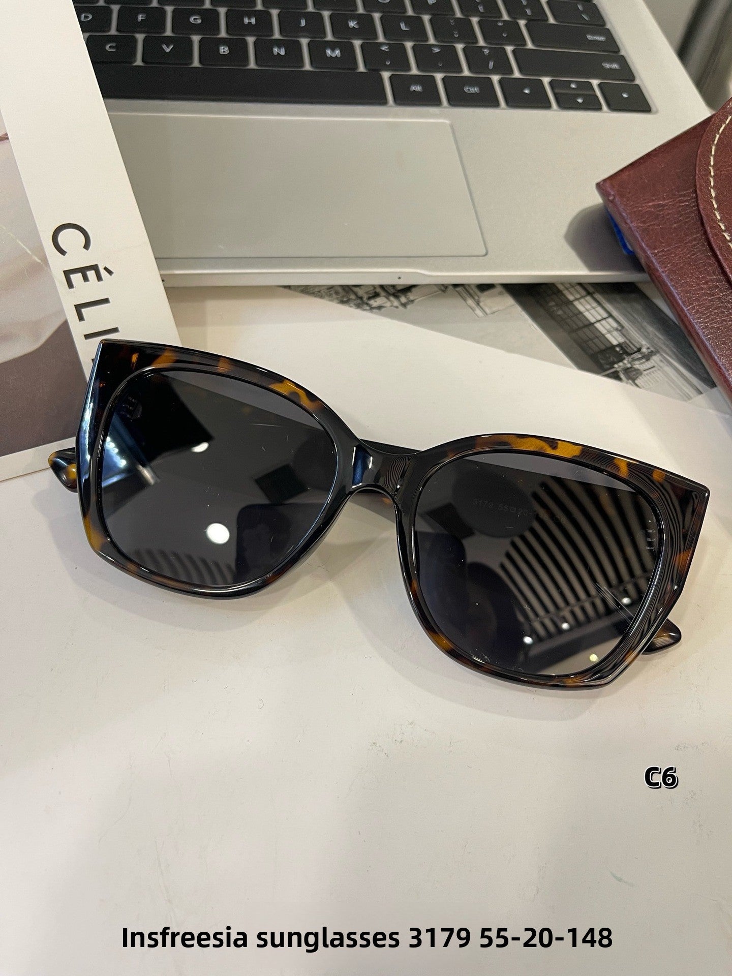 Cat-eye trendy sunglasses
