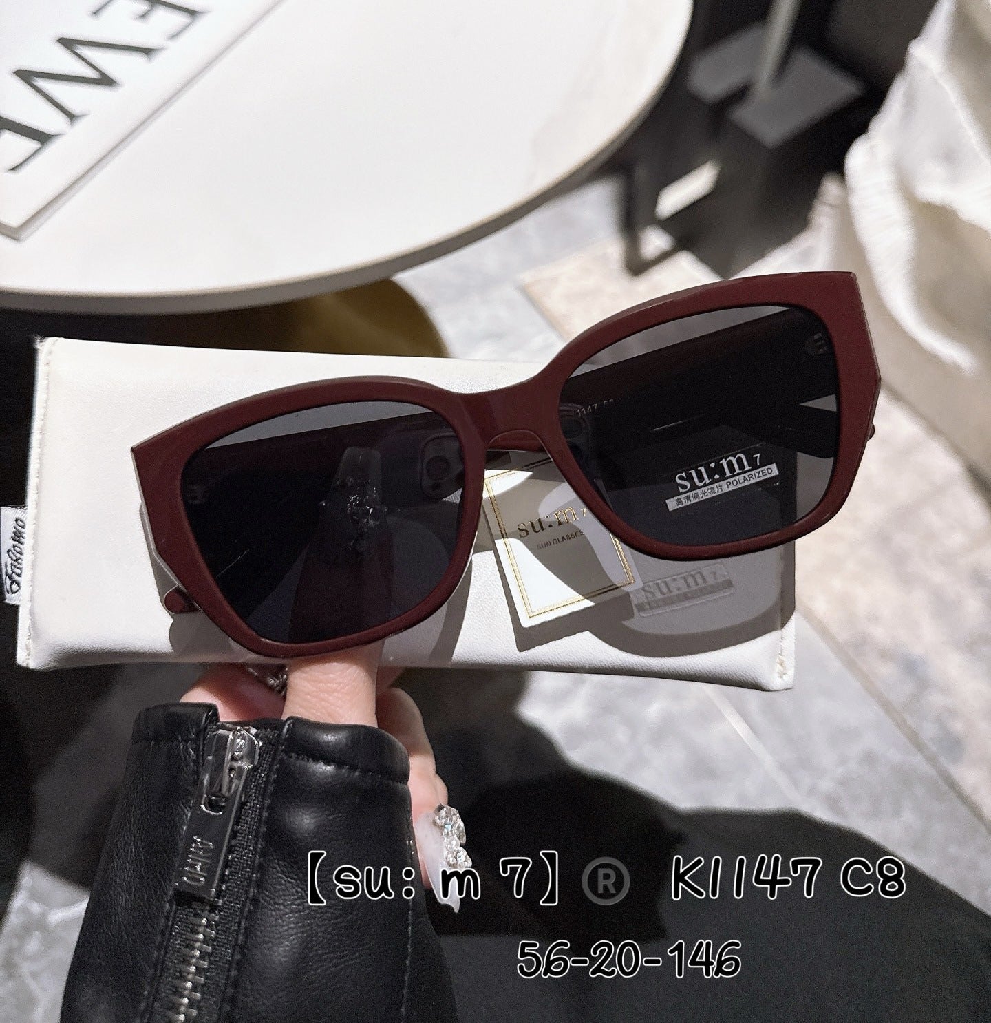Cat-eye trendy sunglasses