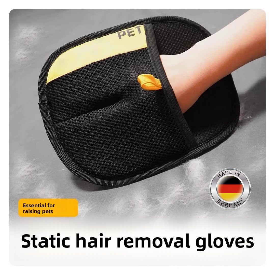 Cat fur handling gloves