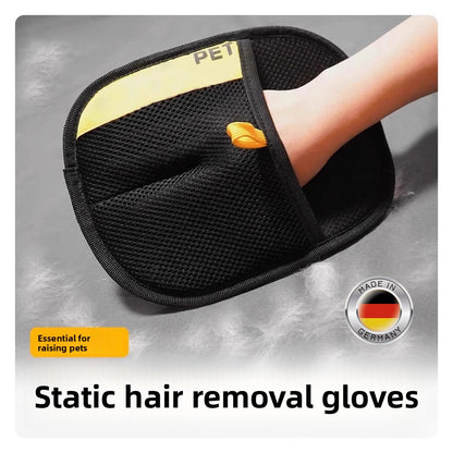 Cat fur handling gloves
