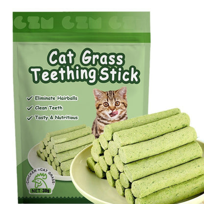 Cat grass stick