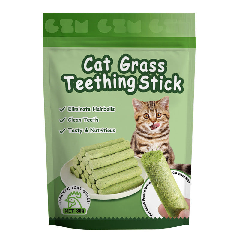 Cat grass stick