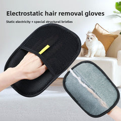 Hair removal gloves black