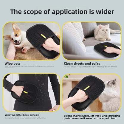 Cat hair removal device