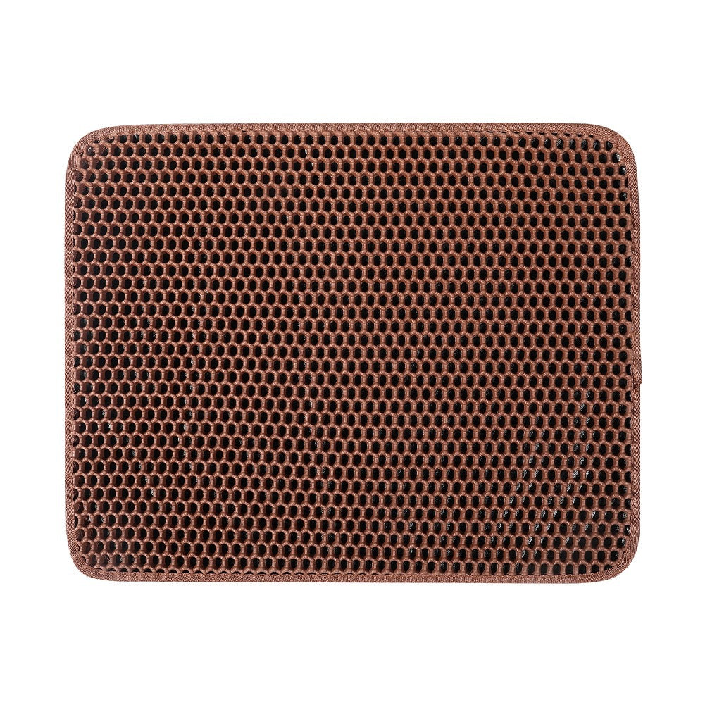 Cat litter filtering doormat