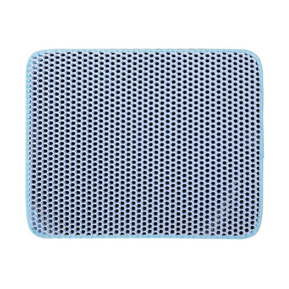Cat litter filtering doormat