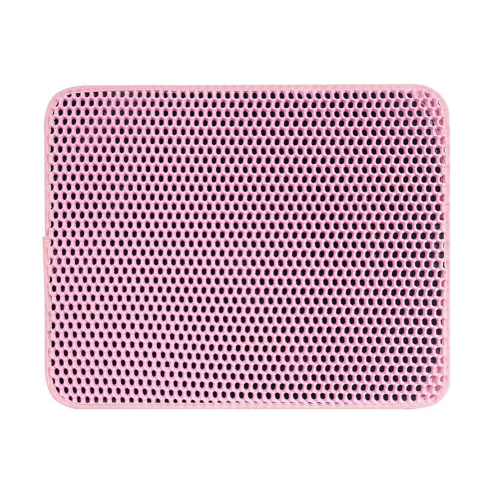 Cat litter filtering doormat