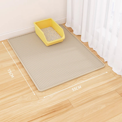 Cat litter mat