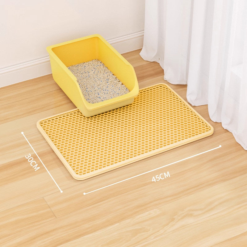 Cat litter mat