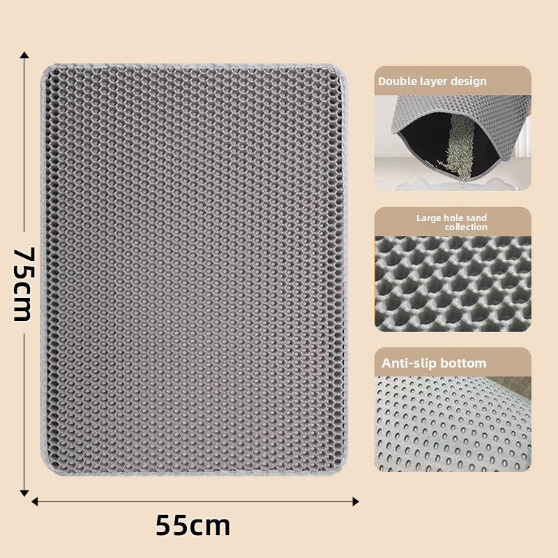 Cat litter mat
