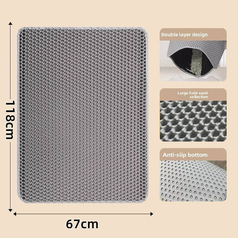 Cat litter mat