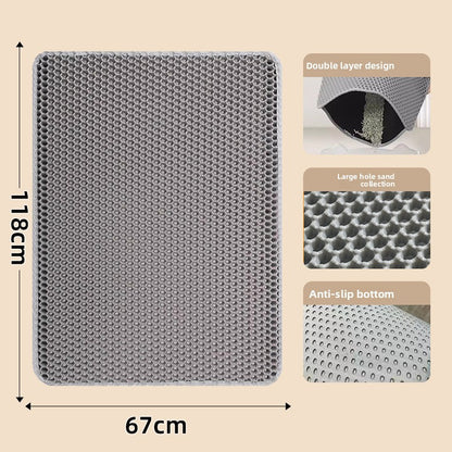 Cat litter mat