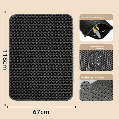 Cat litter mat